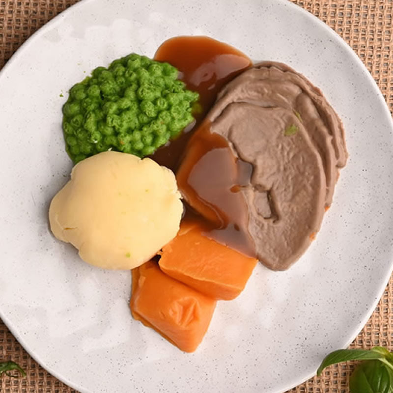 Texture Modified Roast Beef Meal